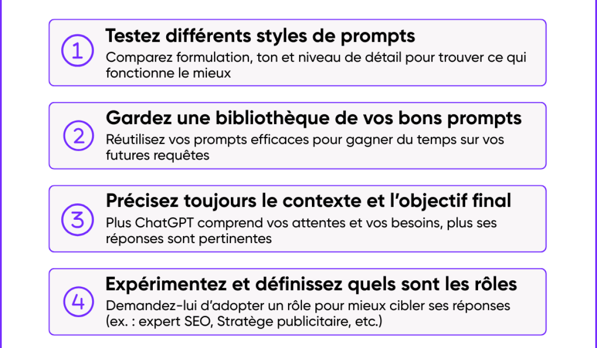découvrez comment créer des prompts efficaces pour améliorer vos résultats avec l'intelligence artificielle et stimuler votre créativité dans tous vos projets.